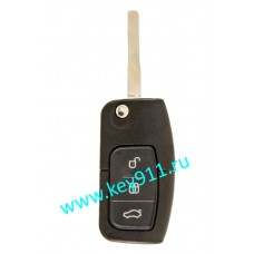 Корпус выкидного ключа Форд (Ford) | HU101 | 3 кнопки