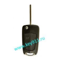 Корпус выкидного ключа Опель (Opel) | HU100 | 3 кнопки
