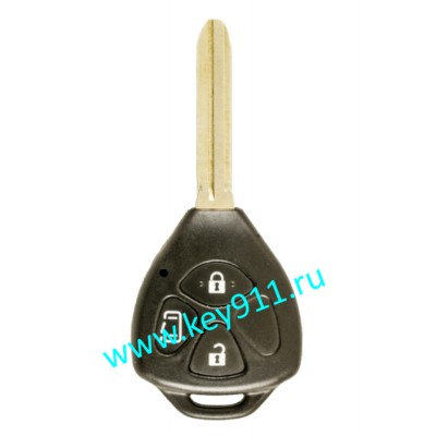 Корпус ключа Тойота (Toyota) | TOY43 | 3 кнопки