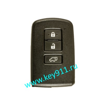  Смарт ключ для Тойота Рав4 (Toyota Rav4) | 3 кнопки | MDL BA2EQ | Page1 = 88 | 433MHz Европа